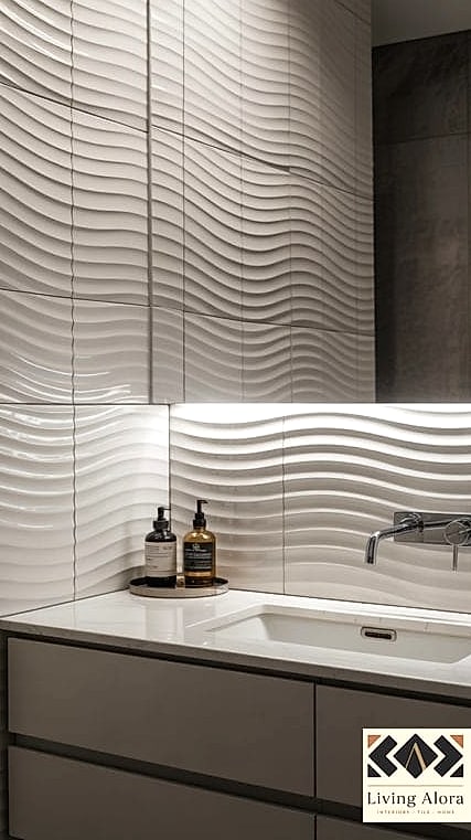 11 Best Backsplash Ideas That Will Transform Your Space 10 Textured 3D Tile