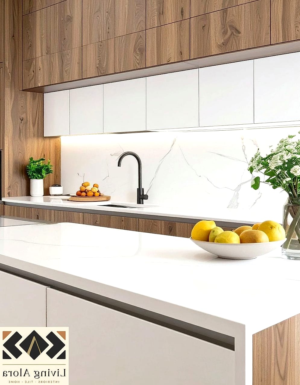 30 White Quartz Backsplash Ideas for Every Home Style and Budget 18 Textured White Quartz Slab