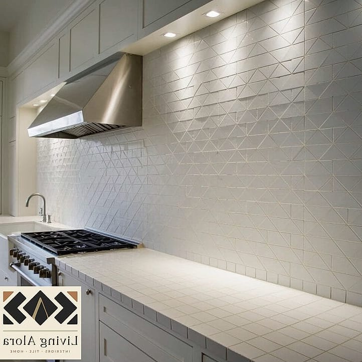 20 Backsplash Tile Ideas We Can't Stop Pinning 17 Textured White Tile