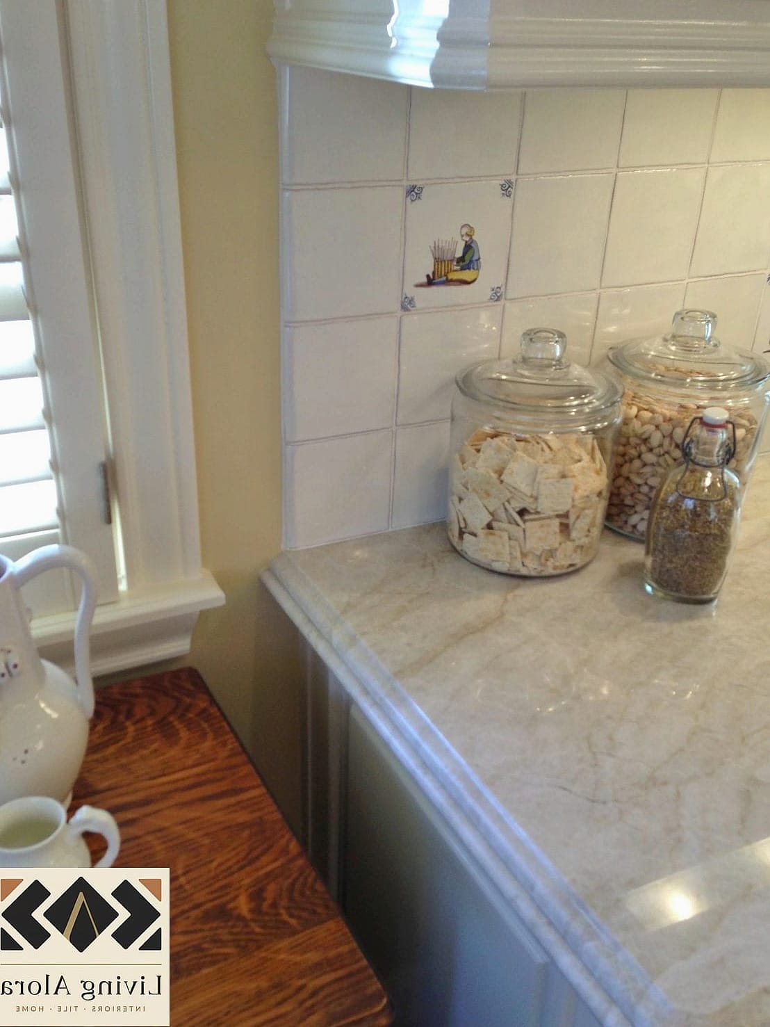 30 How to End Tile Ideas Trending on Pinterest This Year 13 Tile Ending Behind Open Shelving