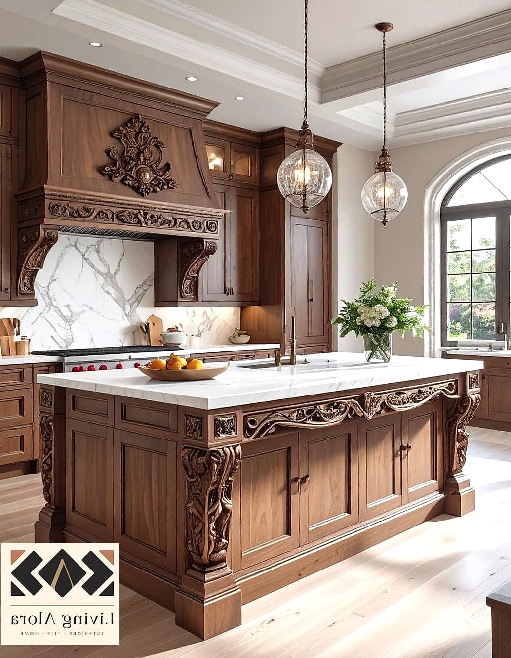 18 Traditional Kitchen Ideas Worth Stealing From Interior Designers 18 Turned Corbels and Brackets