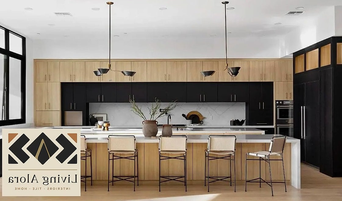 13 Contemporary Kitchen Ideas That Are Absolutely Worth It 3 Two-Tone Cabinetry