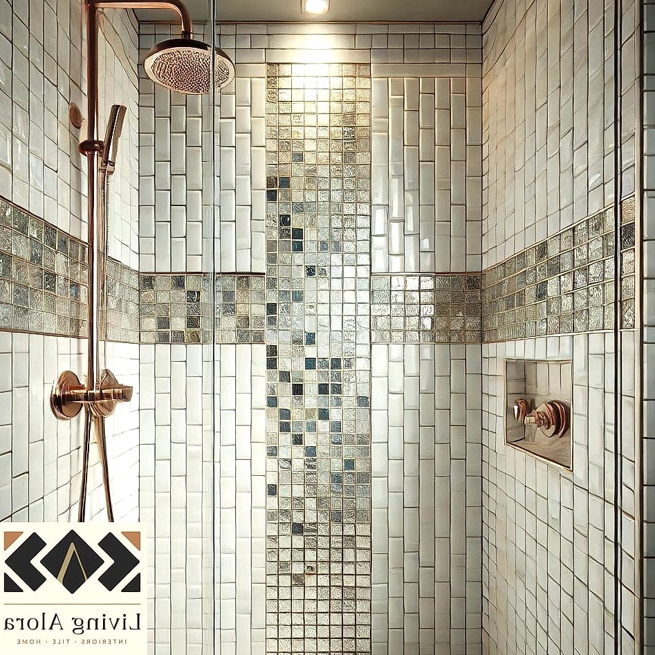 Two-Tone Subway Mosaic Pattern