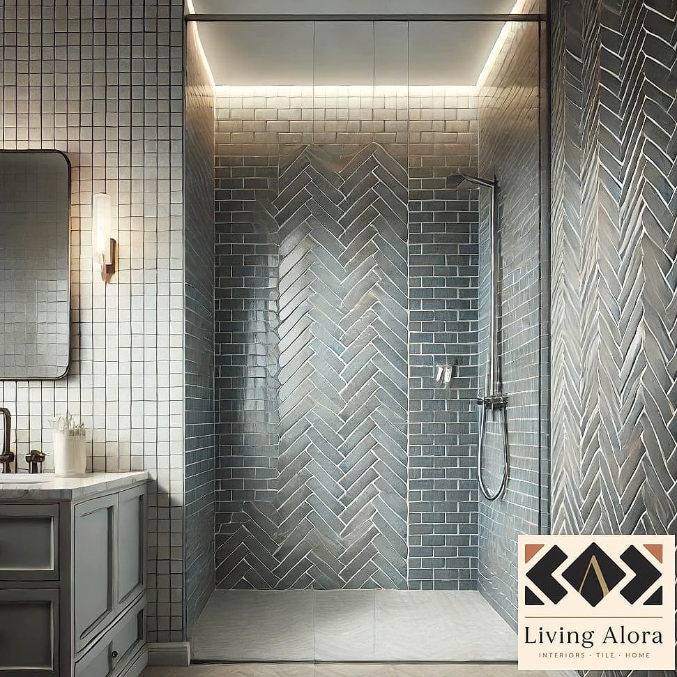 13 Modern Subway Tile Ideas That Will Transform Your Space 13 Two-Tone Subway Tile Design