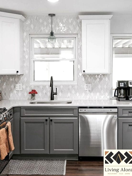 Two-Tone Tile for Visual Interest