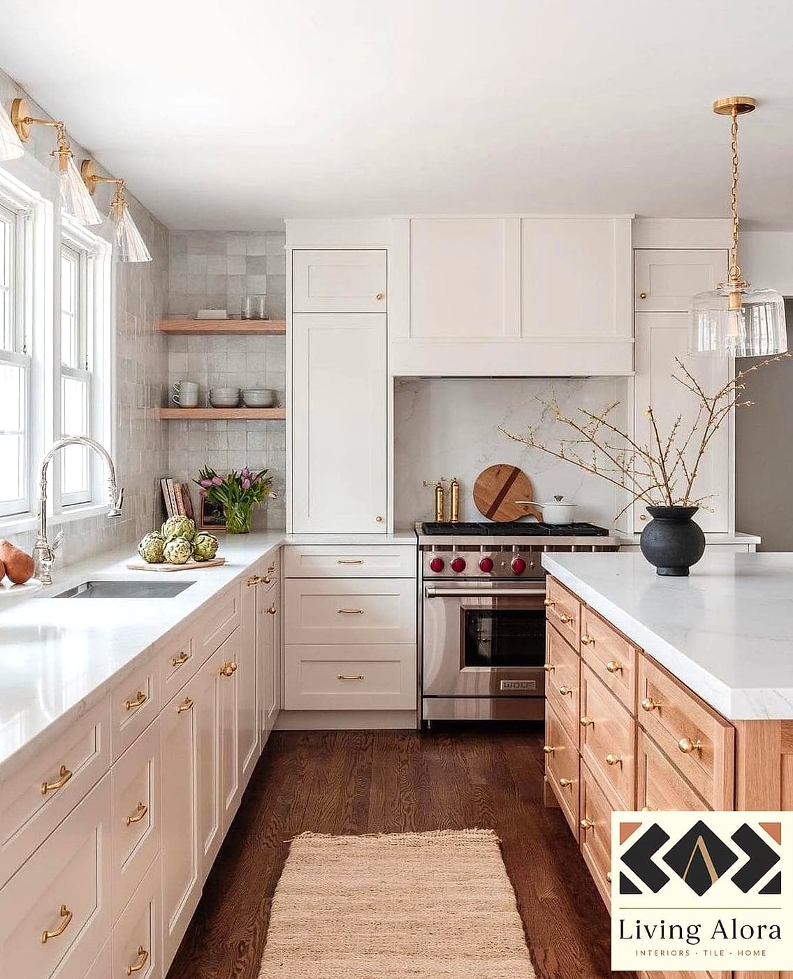 14 White Cabinets Ideas Trending on Pinterest This Year 3 Two-Tone Kitchens with White on Top