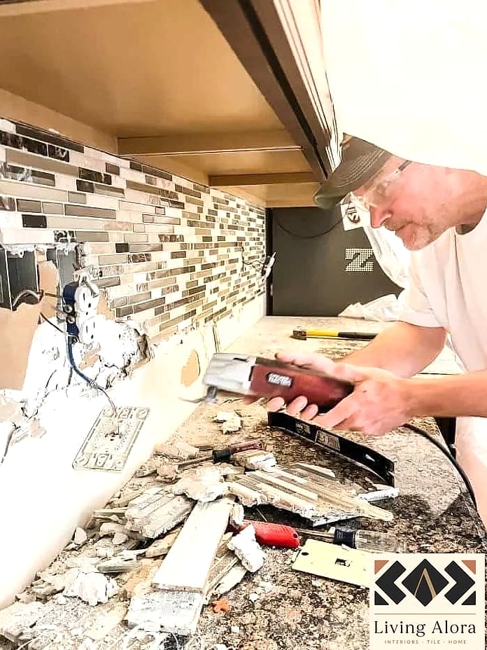 Use a Multi-Tool with a Grout Blade for Tight Corners