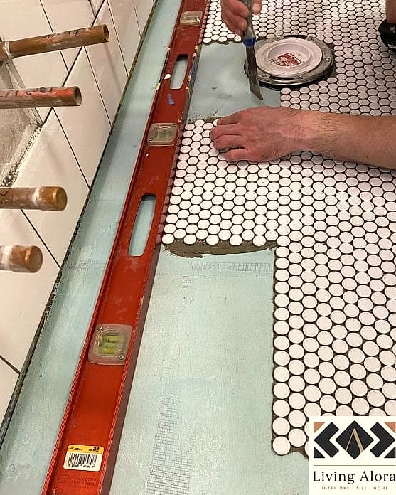 Use Penny Tile or Small-Format Tile in a Focal Area