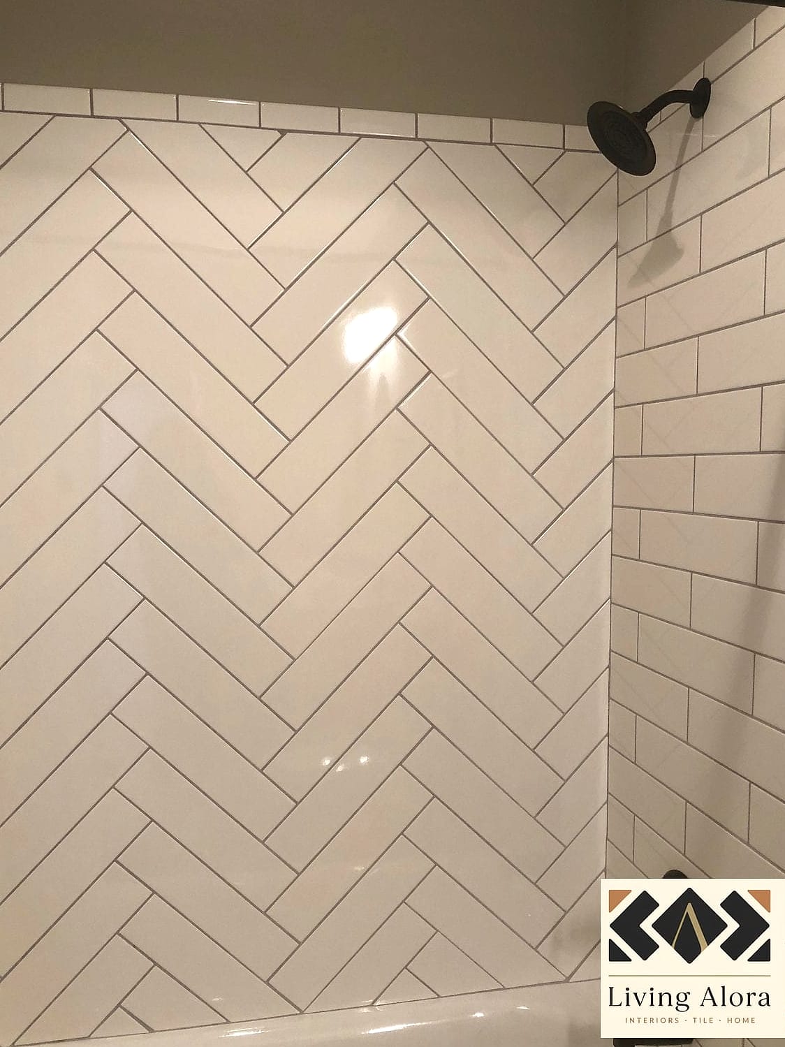 Vertical Herringbone in the Shower