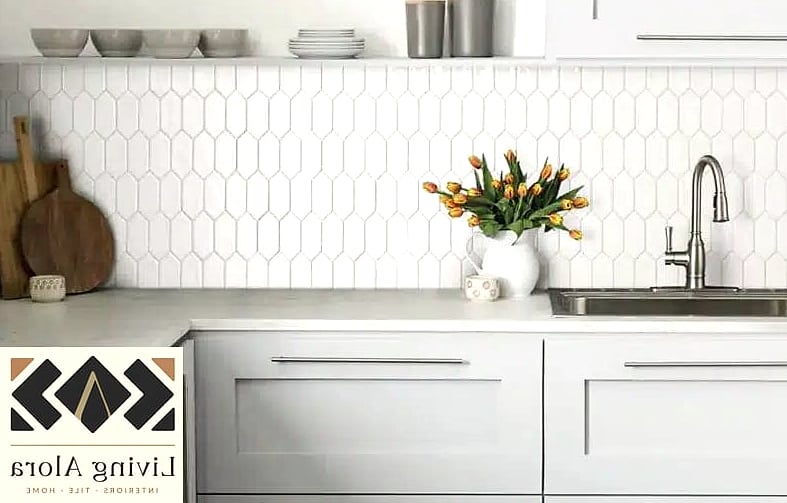 25 Picket Tile Ideas Worth Stealing From Interior Designers 16 Vertical Picket for a Narrow Hallway