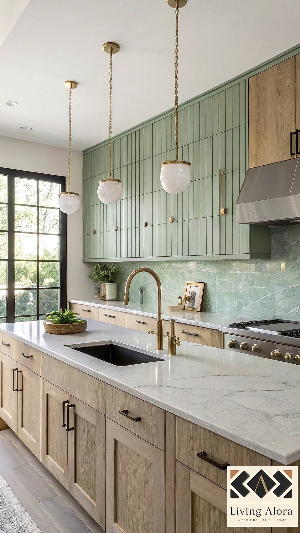 Vertical Stacked Tile for a Modern Edge