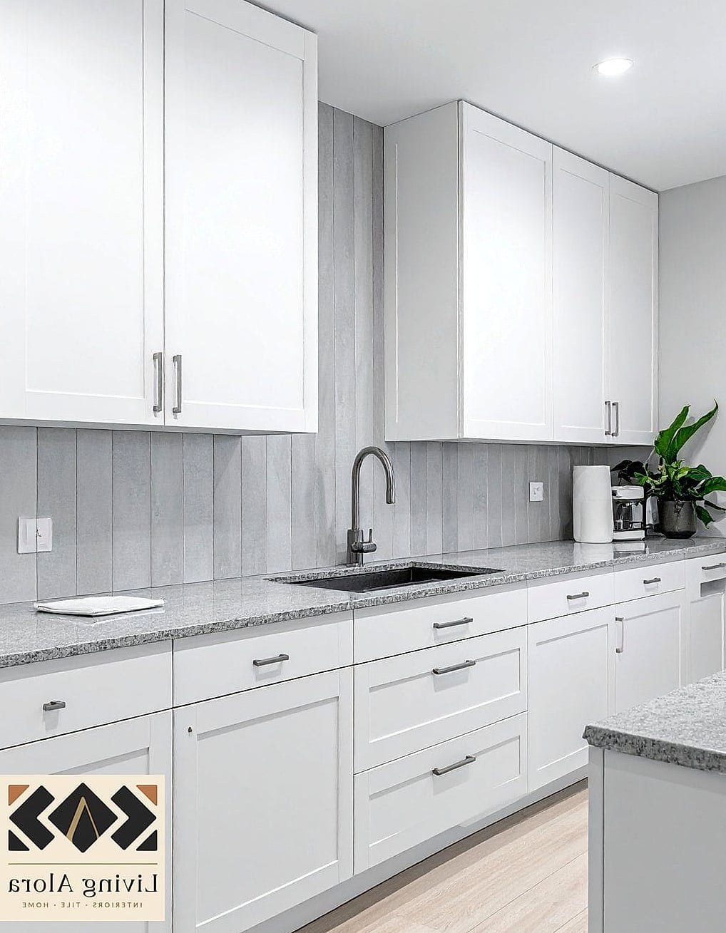 23 Backsplash Ideas for White Cabinets Ideas That Will Transform Your Space 10 Vertical Stacked Subway Tile