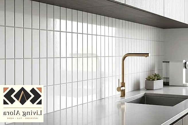 Vertical Stacked Subway Mosaic