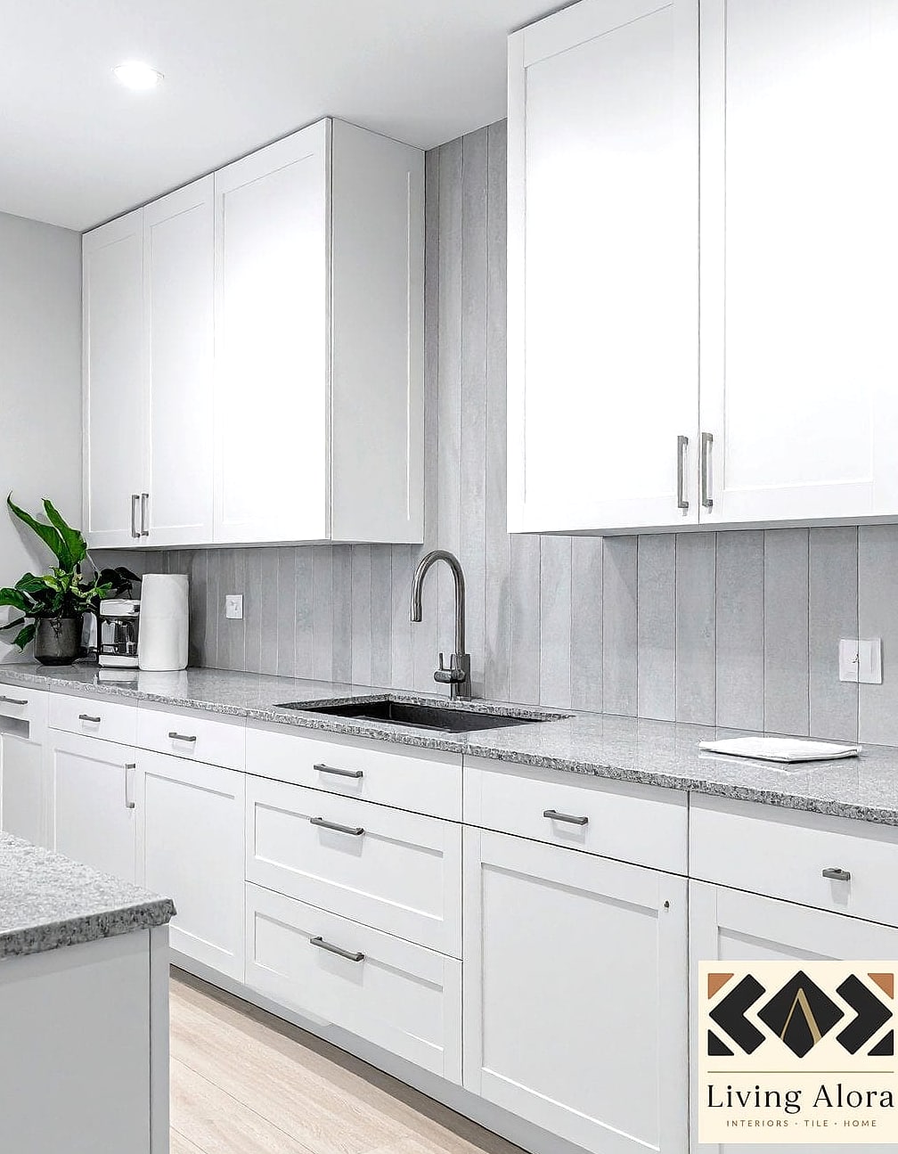 Vertical Stacked Subway Tile