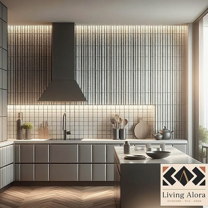 13 Backsplash for Gray and White Cabinets Ideas to Inspire Your Next Renovation 8 Vertical Stacked Subway Tile