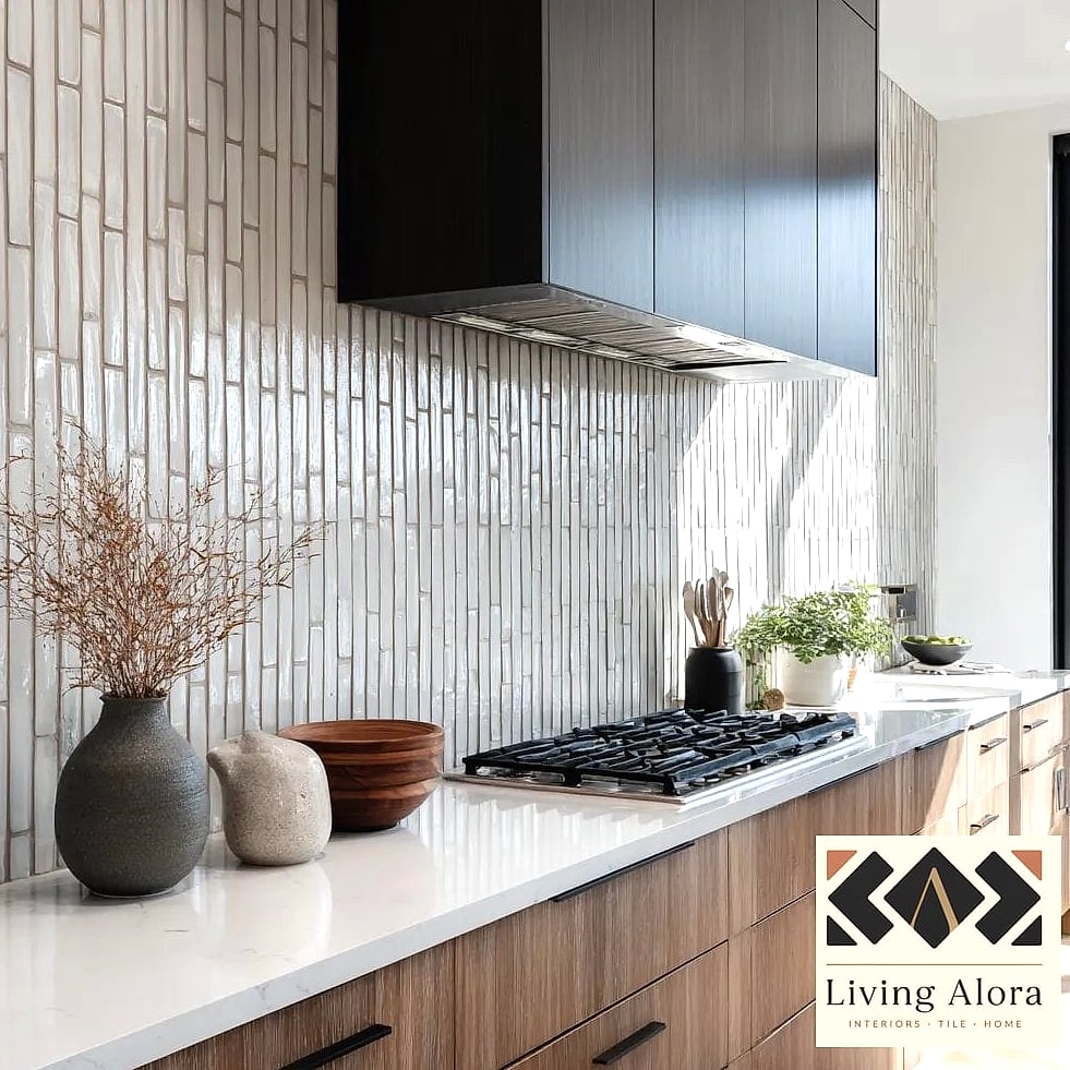 22 Modern Backsplash Ideas Perfect for Any Budget 6 Vertical Stacked Subway Tile