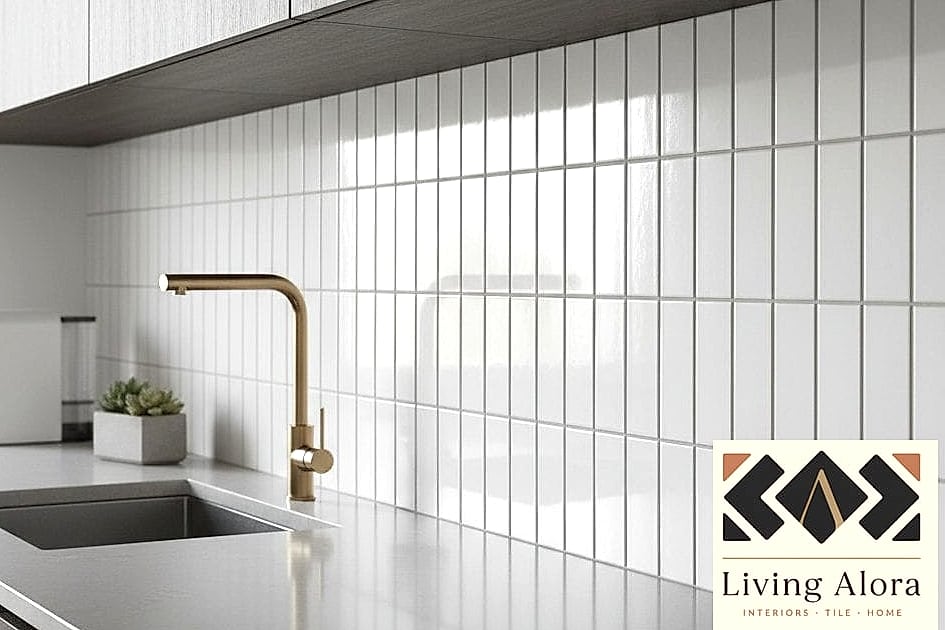 Vertical Stacked Installation for a Taller Look
