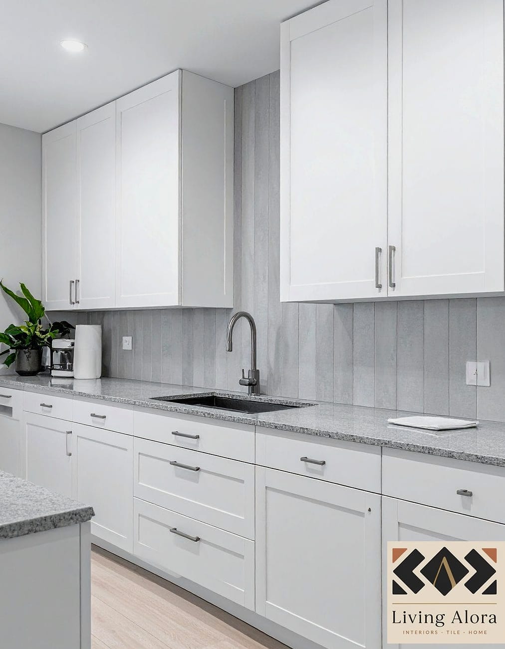 16 Backsplash for White Cabinets Ideas That Look Expensive But Aren't 5 Vertical Stacked Subway Tile