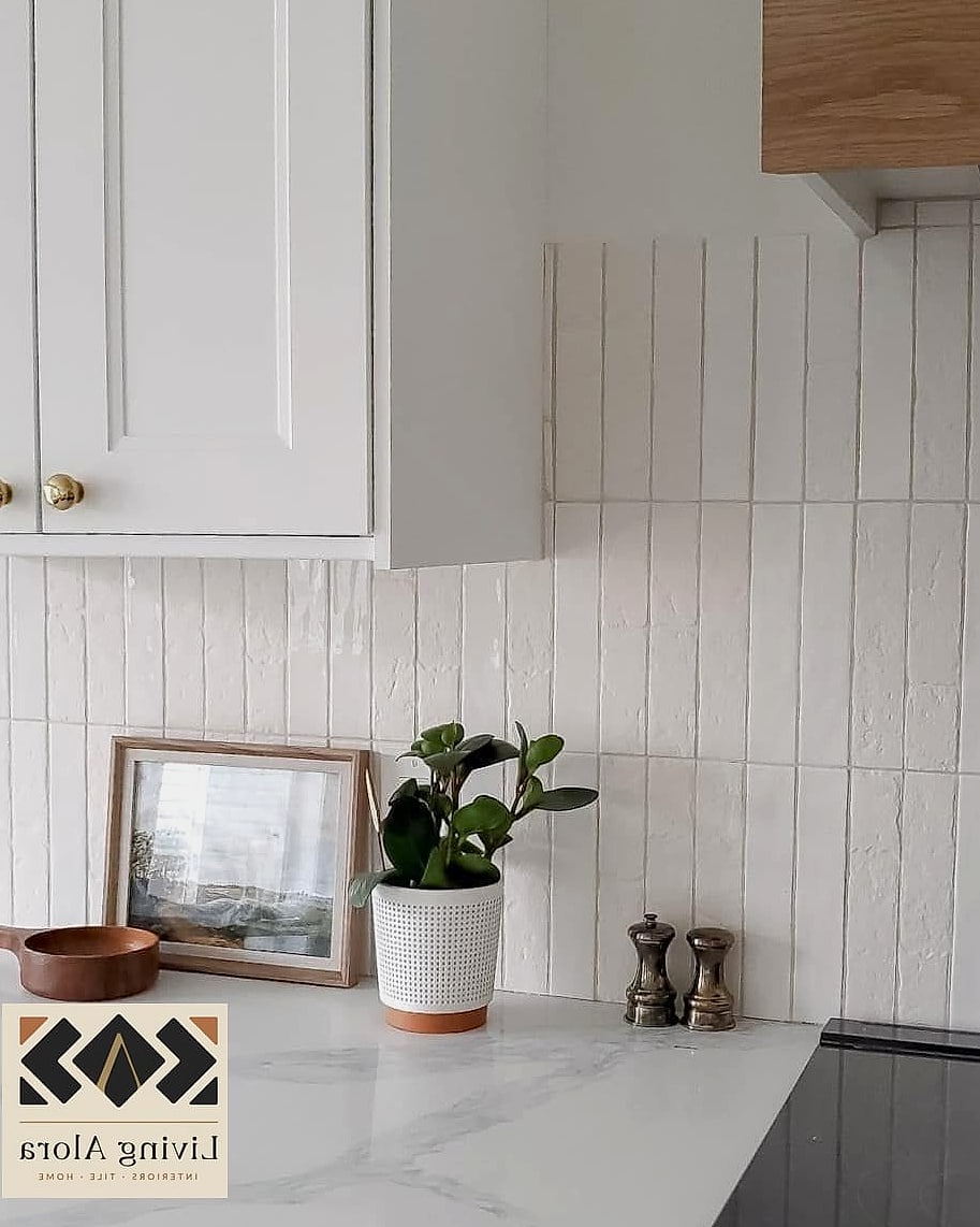 20 Backsplash Tile Ideas We Can't Stop Pinning 8 Vertical Stacked Subway Tile
