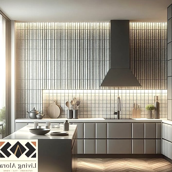 12 Best Backsplash Ideas We Can't Stop Pinning 11 Vertical Tile Installation