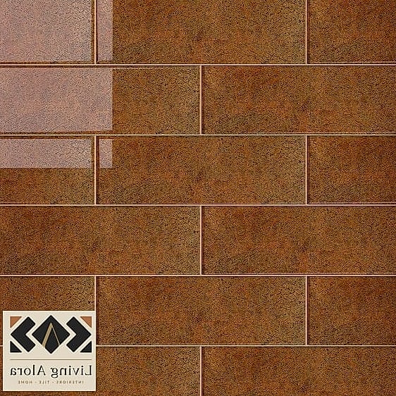 13 Glass Subway Tile Ideas We Can't Stop Pinning 13 Warm Amber Glass Tile for a Cozy Kitchen Nook