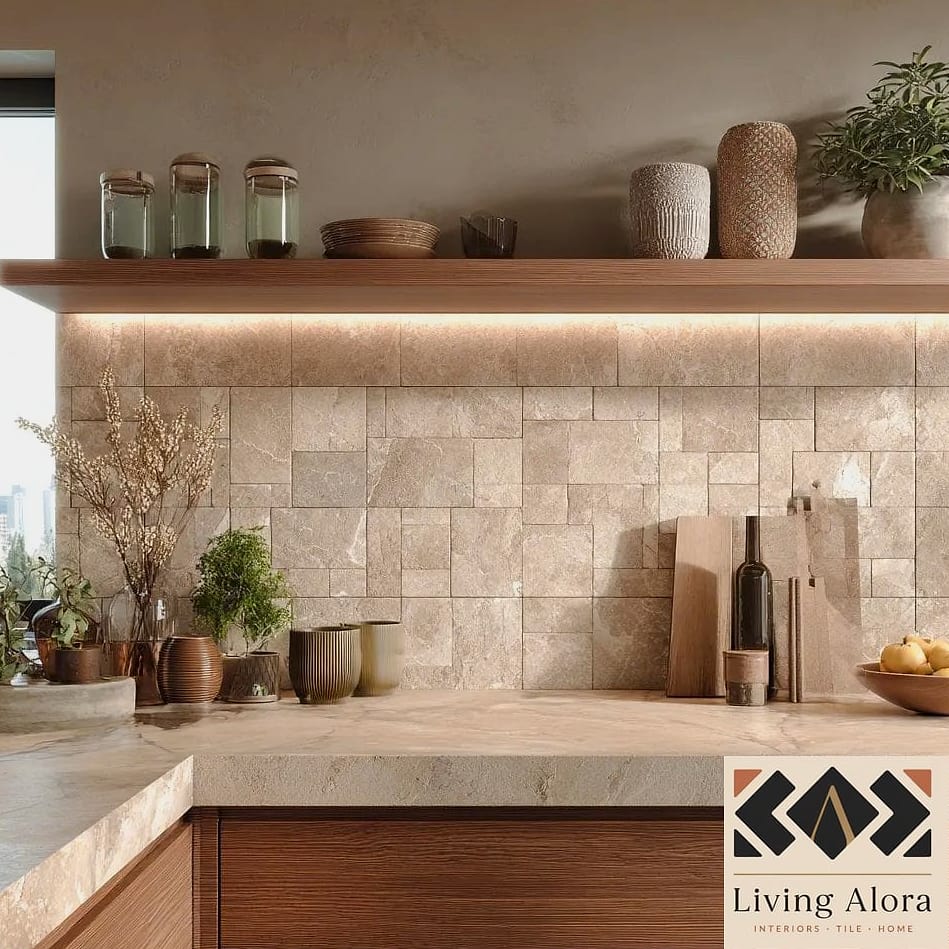 20 Backsplash Tile Ideas We Can't Stop Pinning 19 Warm Beige Zellige-Style Tile