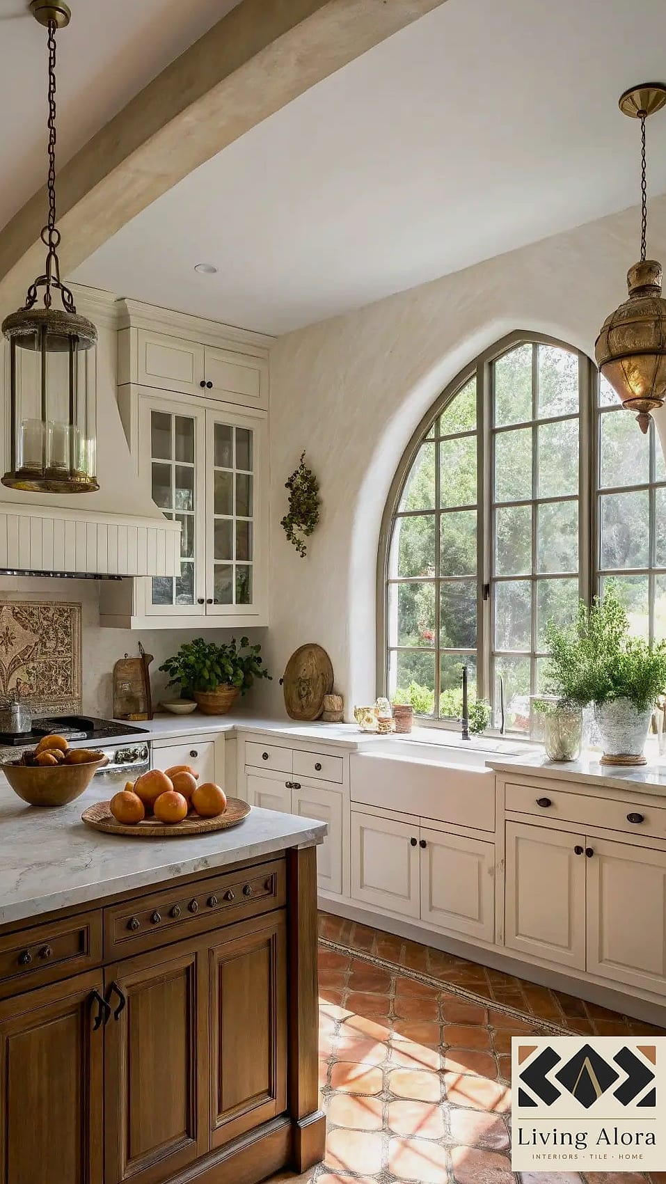 Warm Terracotta and Cream Mix