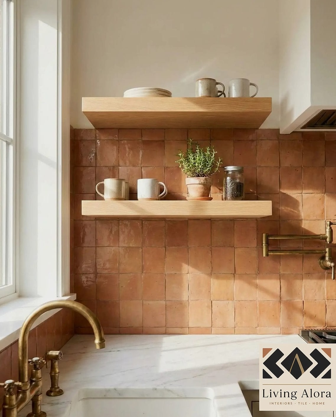 30 Backsplash for Modern Cabinets Ideas to Inspire Your Next Renovation 27 Warm Terracotta Tile