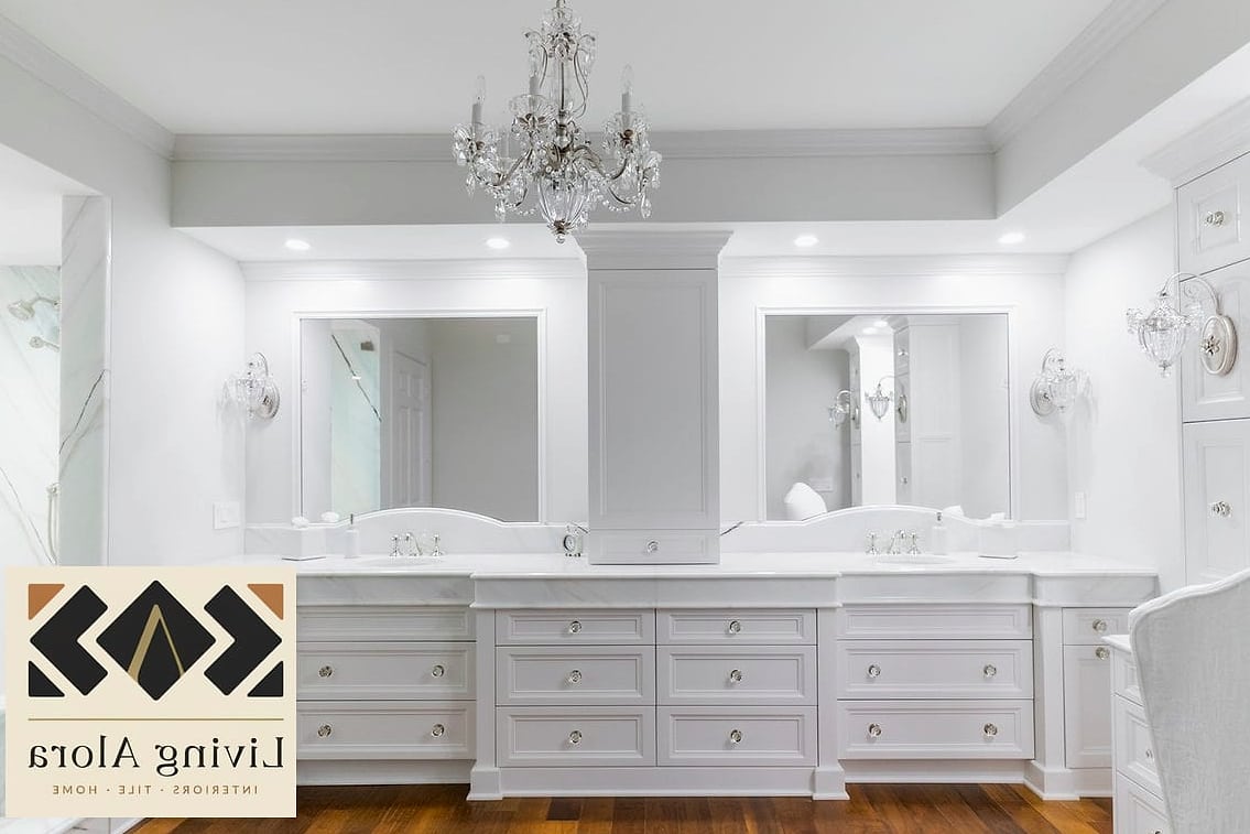 27 White Cabinets Ideas You Haven't Seen Before 25 White Cabinets in a Bathroom Vanity