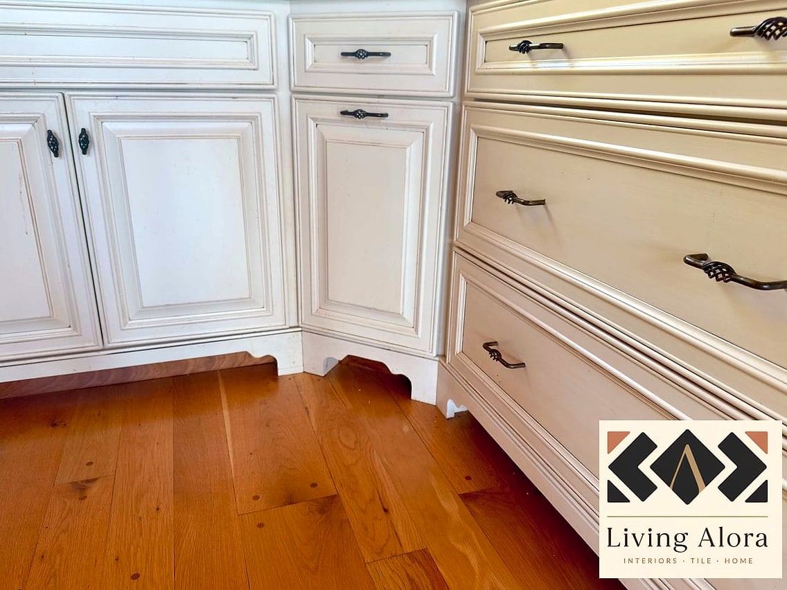 27 White Cabinets Ideas You Haven't Seen Before 26 White Cabinets with Toe-Kick Lighting
