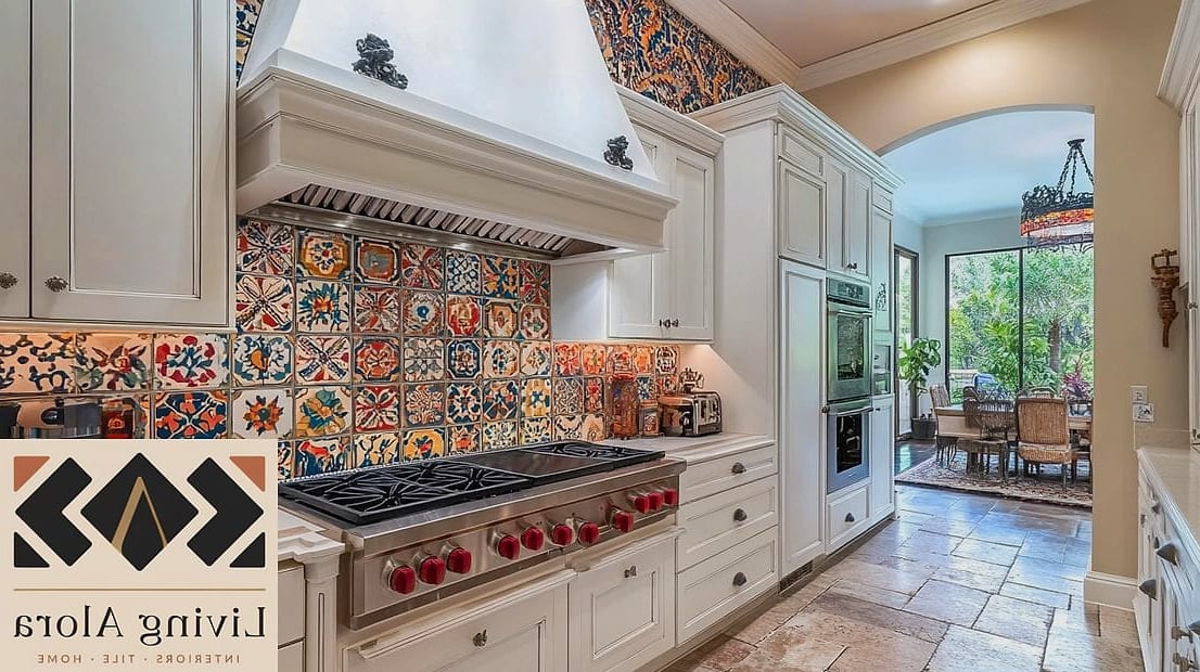 27 White Cabinets Ideas You Haven't Seen Before 27 White Cabinets with a Patterned Cement Tile Floor
