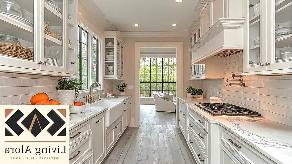18 White Cabinets Ideas That Prove This Trend Is Here to Stay 15 White Cabinets in a Small Galley Kitchen