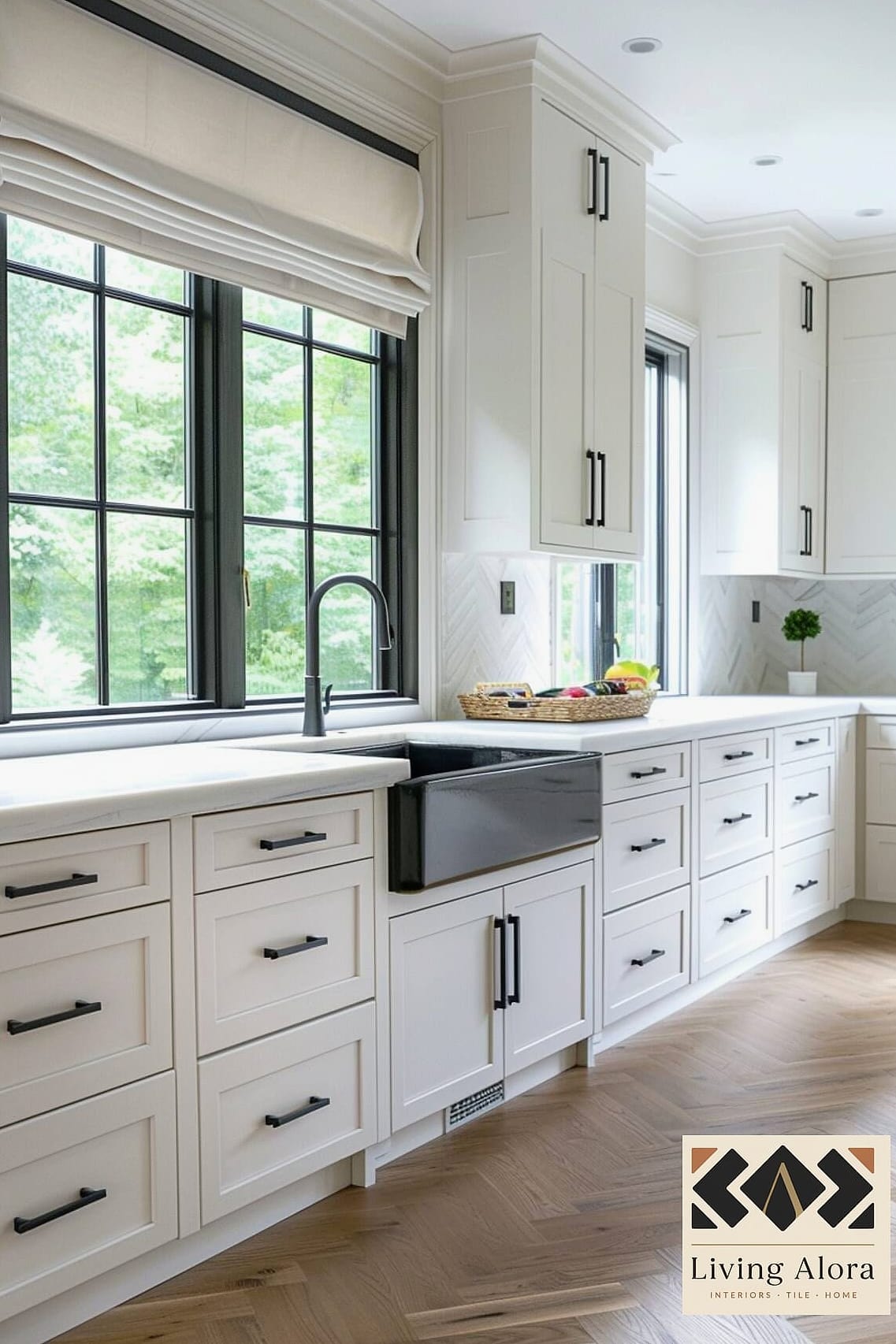 14 White Cabinets Ideas Trending on Pinterest This Year 9 White Cabinets with Black Hardware
