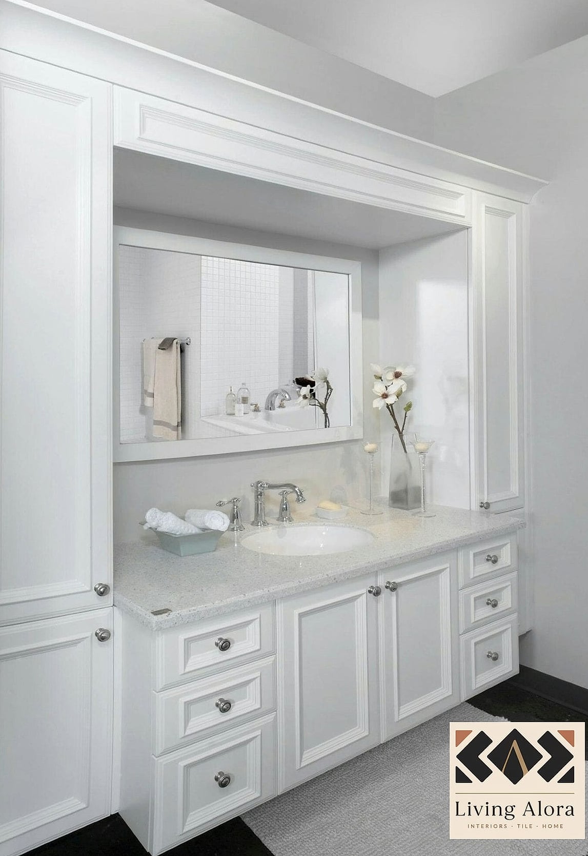14 White Cabinets Ideas Trending on Pinterest This Year 11 White Cabinets in Small Bathrooms