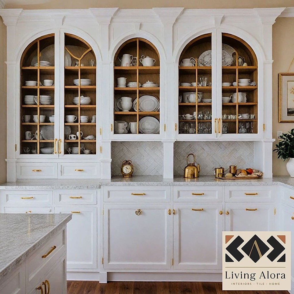 14 White Cabinets Ideas Trending on Pinterest This Year 15 White Cabinets with Curved or Arched Details