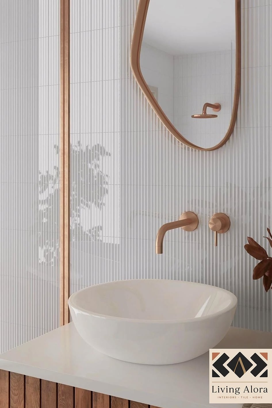 27 Backsplash for White Bathroom Ideas Trending on Pinterest This Year 13 White Fluted Tile