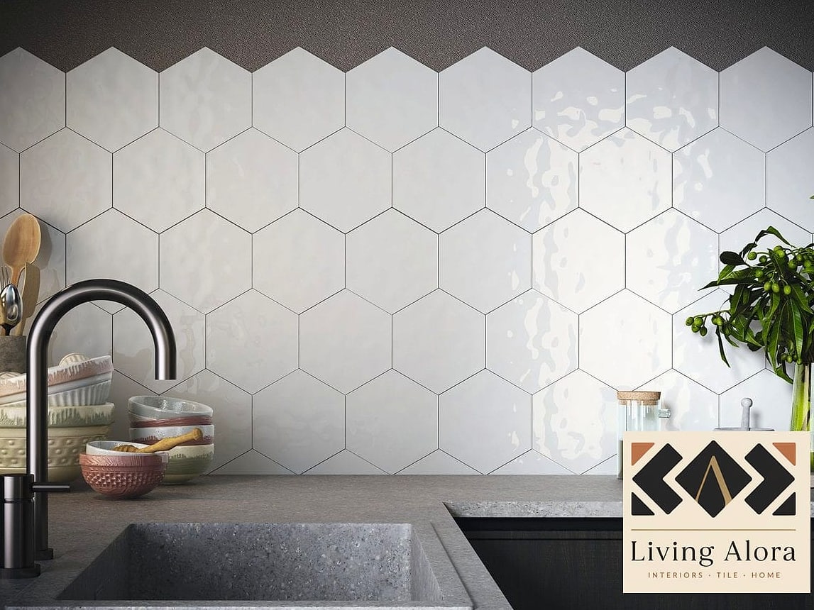 27 Backsplash for White Bathroom Ideas Trending on Pinterest This Year 10 White Hexagon Tile