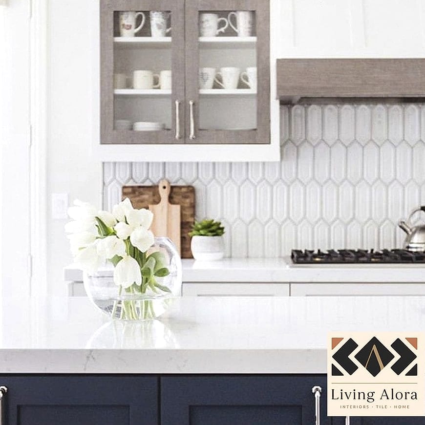 23 Backsplash for All White Kitchen Ideas for Every Home Style and Budget 13 White Picket Tile