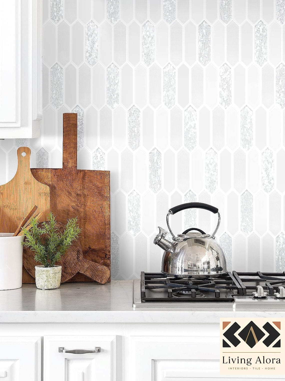 White Picket Tile