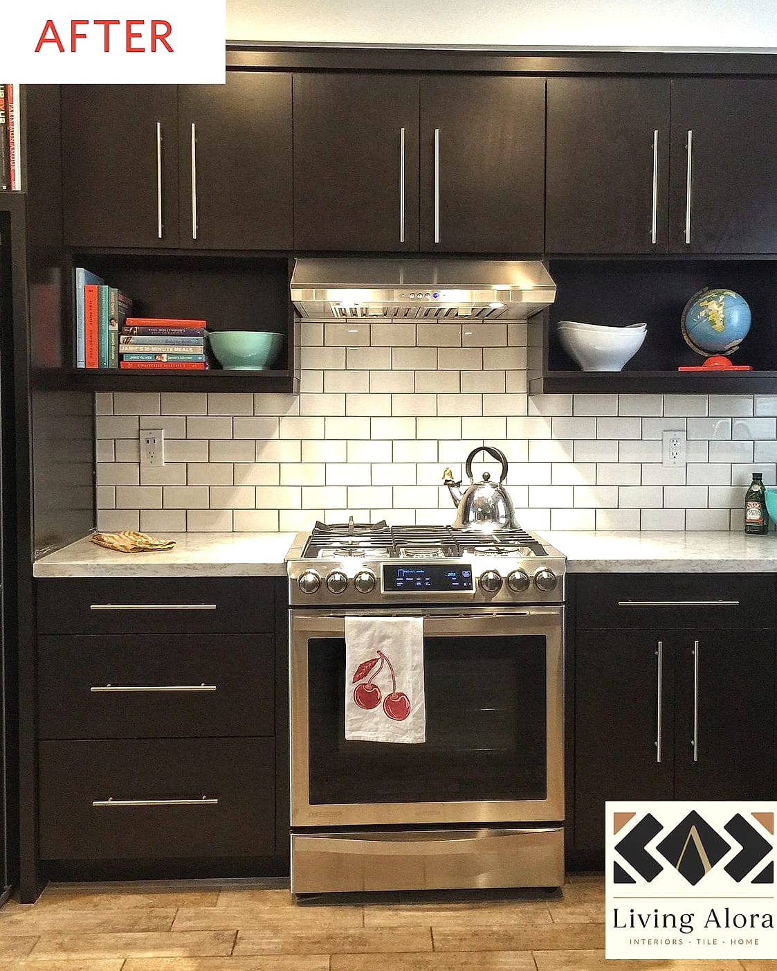 White Subway Tile for Classic Contrast