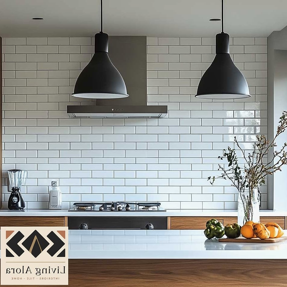30 Modern White Backsplash Ideas You'll Want to Save Right Now 22 White Tile to the Ceiling