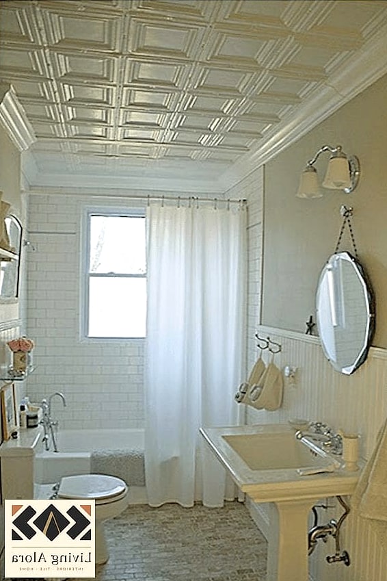23 White Tile Ideas Perfect for Any Budget 24 White Tile Bathroom Ceiling