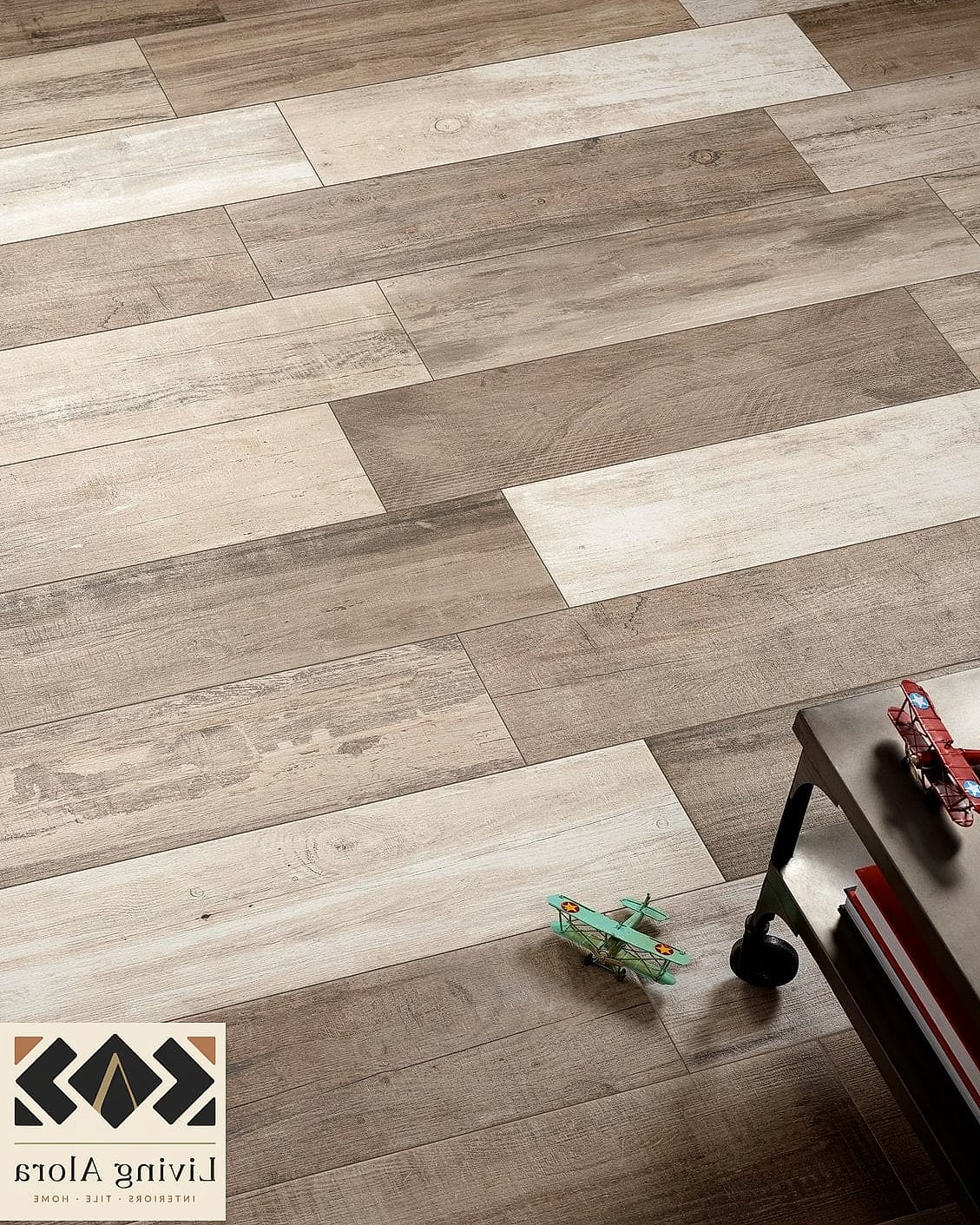 Wood-Look Porcelain Planks for Warmth Without the Worry