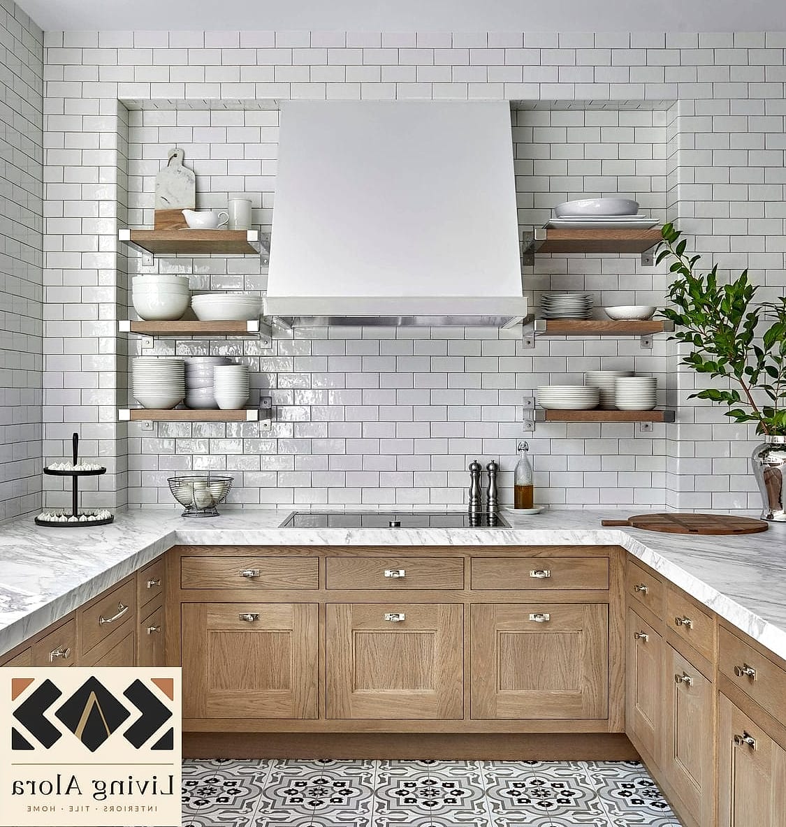 Wood-Look Tile for Warmth