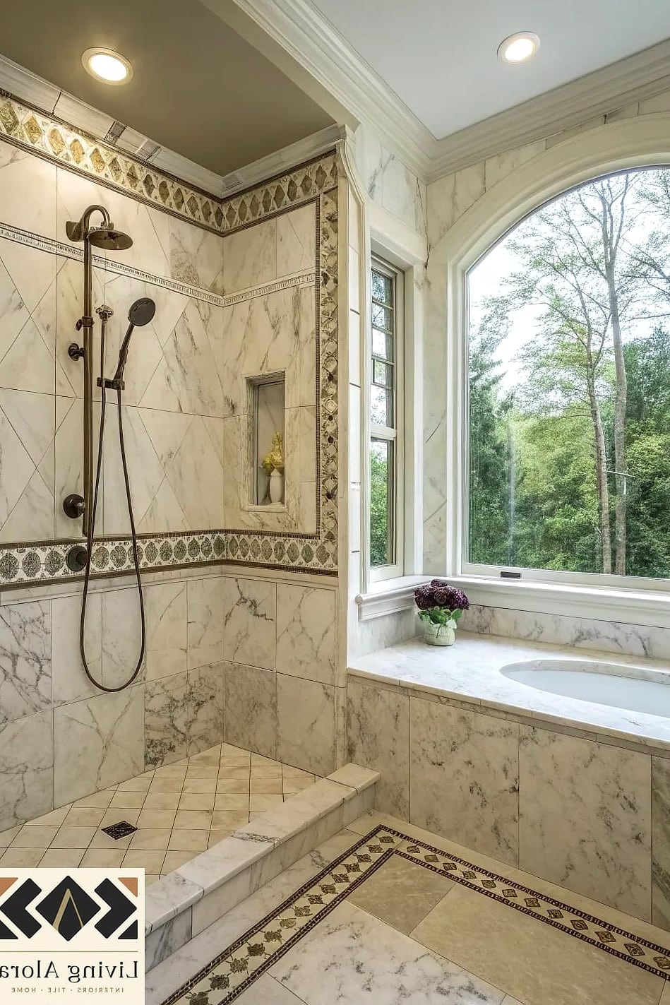 30 How to End Tile Ideas Trending on Pinterest This Year 11 Wood Trim as a Tile Stopping Point