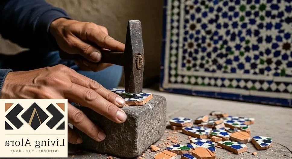 23 Hand Cut Artisan Mosaic Tiles Ideas Worth Stealing From Interior Designers 2 Zellige Mosaic Backsplash in Warm Terracotta
