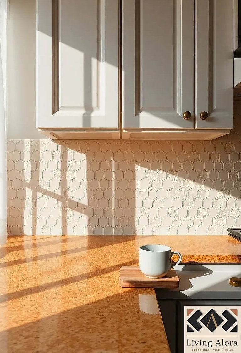 25 Backsplash for Granite Countertops Ideas That Will Change How You See Your Home 4 Zellige Tile for Organic Texture