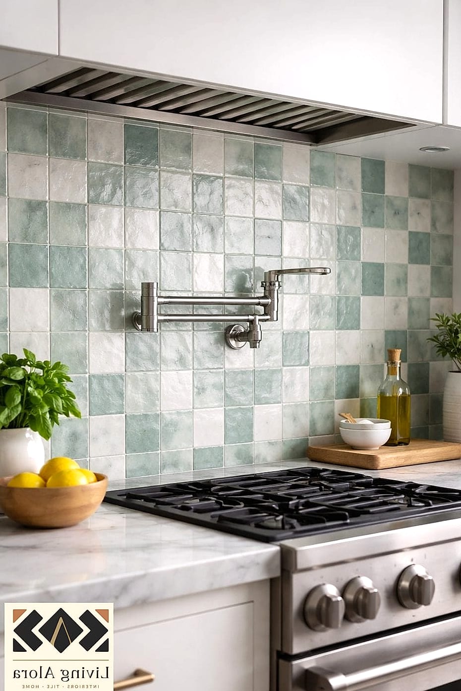 19 Modern Kitchen Ideas Worth Stealing From Interior Designers 5 Zellige Tile Backsplash