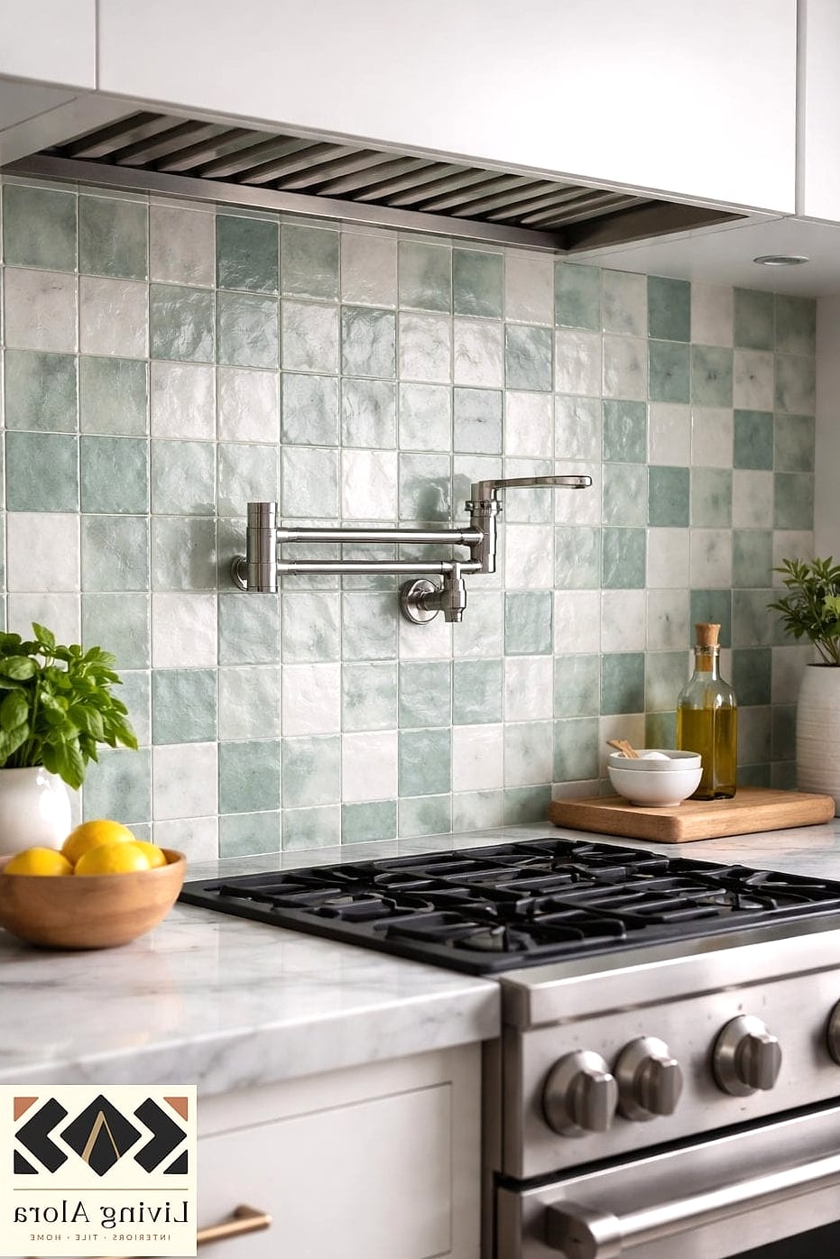 27 Modern Backsplash Ideas That Will Transform Your Space 6 Zellige Tile in Soft Ivory