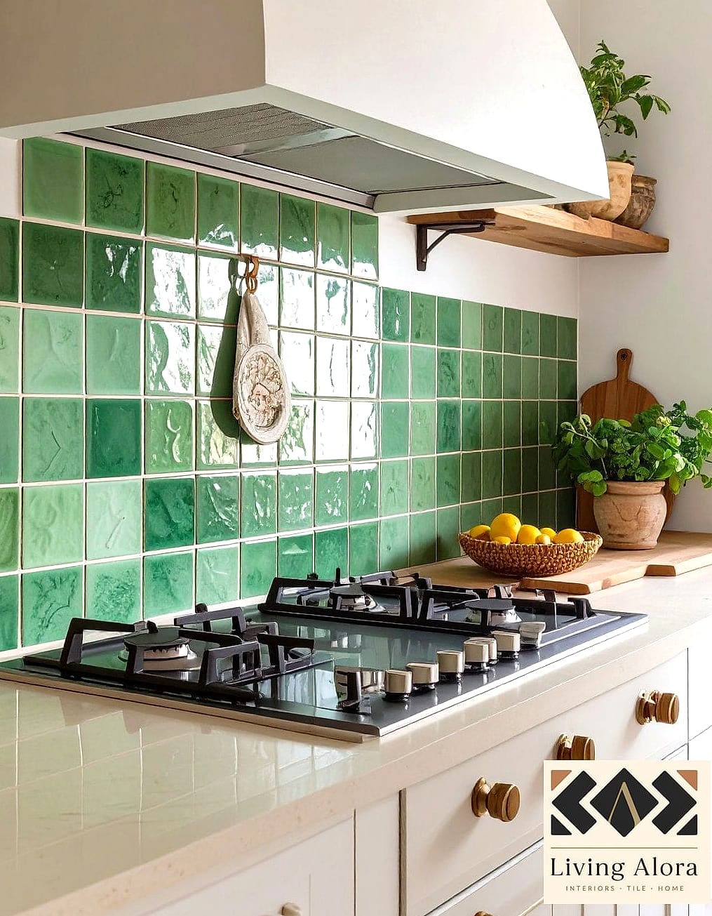 21 Stove Backsplash Ideas Perfect for Any Budget 4 Zellige Tile for an Artisan Look